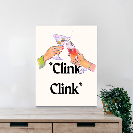 Clink Clink Wall Art