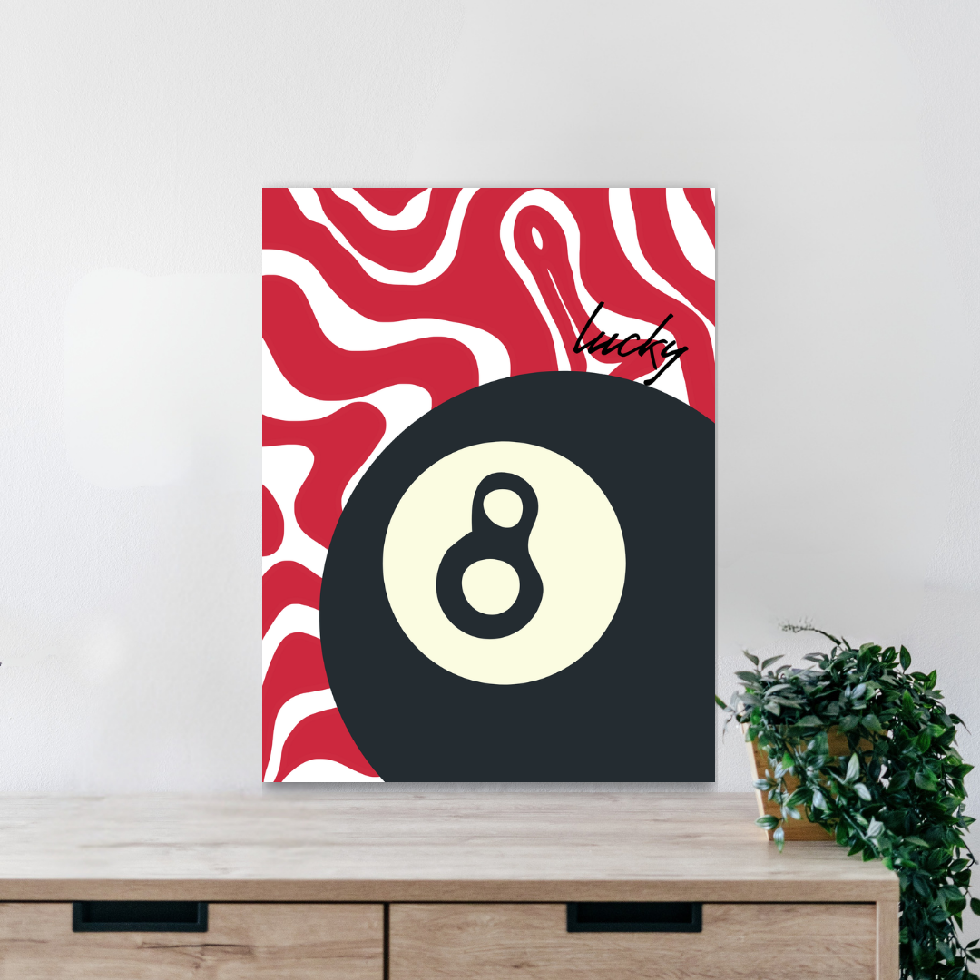 Lucky Eight Wall Art