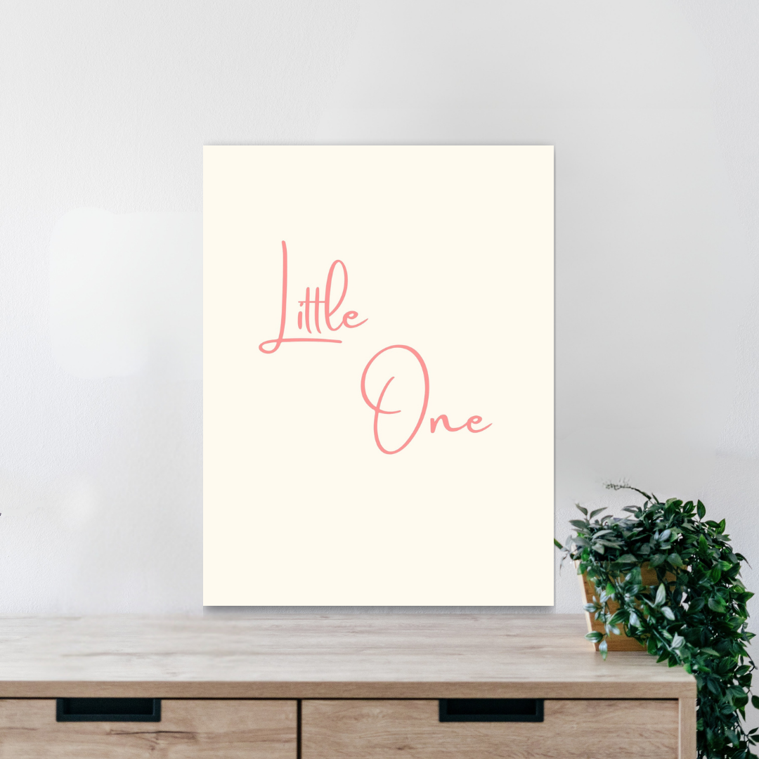 Little One Wall Art (Pink)