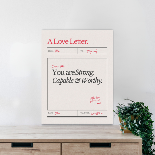 A Love Letter Wall Art 2