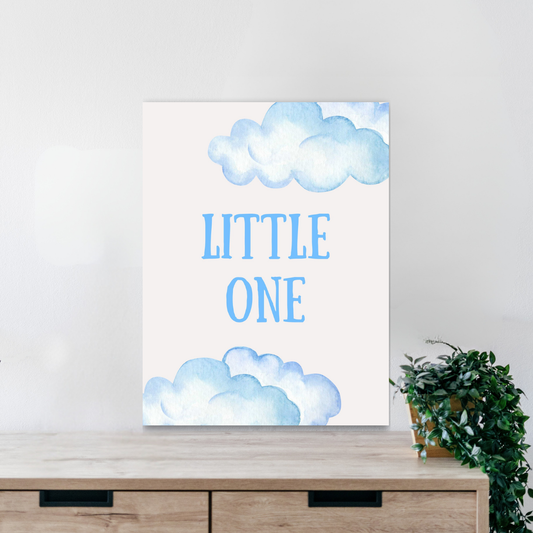 Little One Wall Art (Blue)