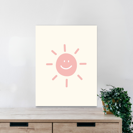 Sun Wall Art (Pink)