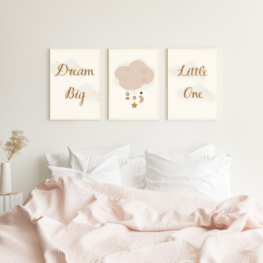 Dream Big 3 Piece Wall Collection